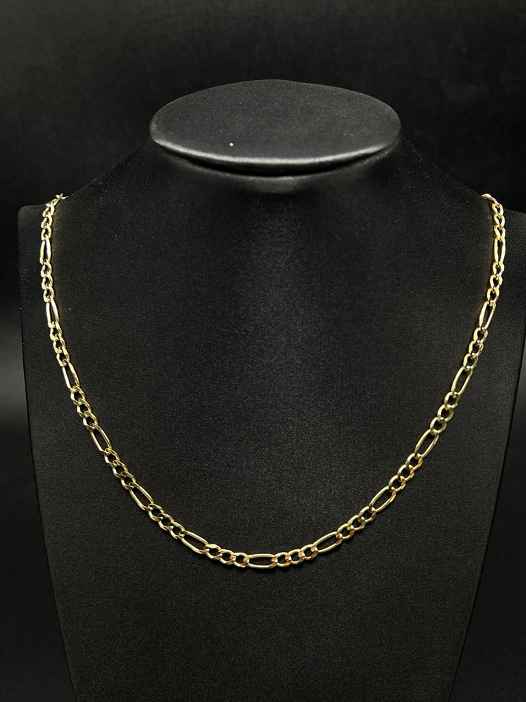 Cadena Cartier de oro amarillo 10 k - 60 cm - 4 mm