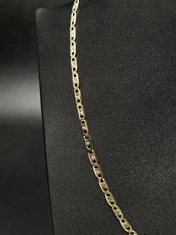 Cadena Gucci Estrella de oro florentino 10 k - 55 cm - 3.5 mm